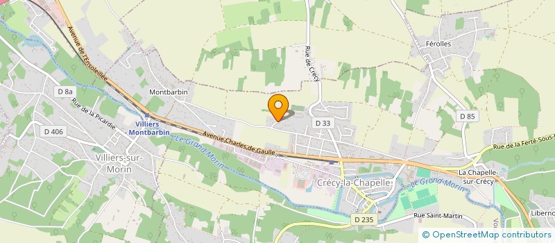 localisation de l'entreprise SCI MARTA  CRECY-LA-CHAPELLE