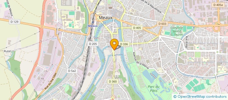 localisation de l'entreprise SCI MARTAC à MEAUX
