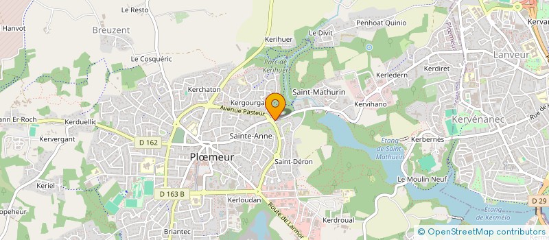 localisation de l'entreprise SCI MARTAL à PLOEMEUR