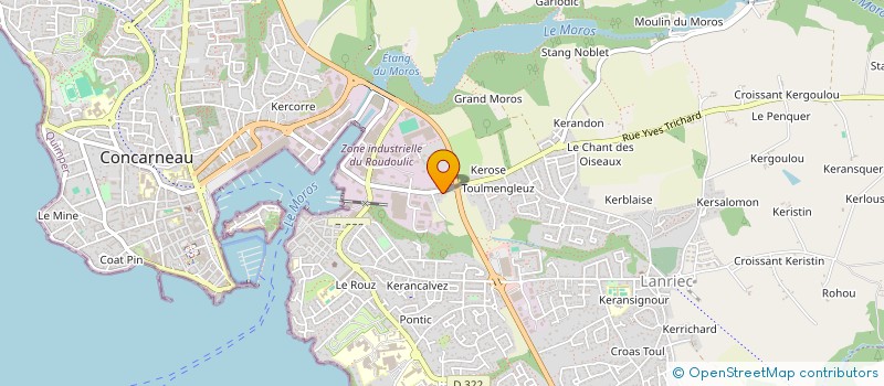 localisation de l'entreprise SCI MARTAND  CONCARNEAU