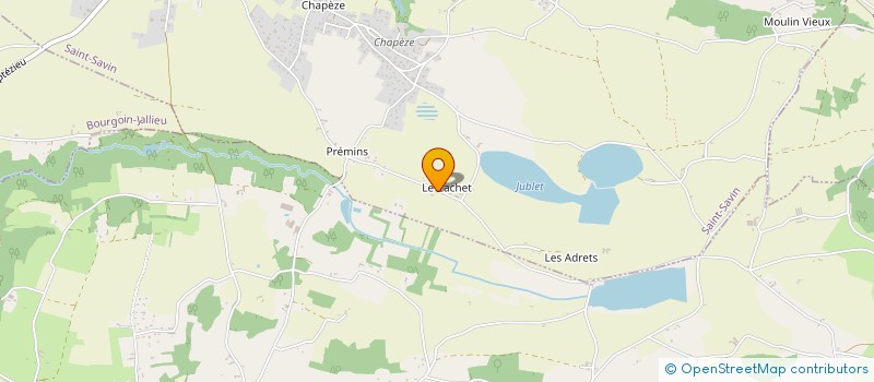 localisation de l'entreprise SCI MARTAU à SAINT-SAVIN