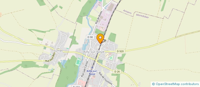 localisation de l'entreprise SCI MARTEL à AILLY-SUR-NOYE