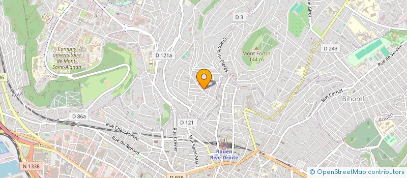 localisation de l'entreprise SCI MARTEL  MONT-SAINT-AIGNAN