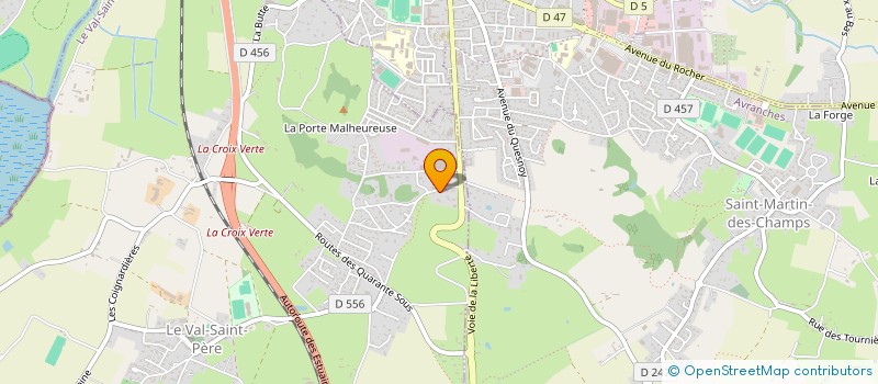 localisation de l'entreprise SCI MARTEL  LE VAL-SAINT-PERE