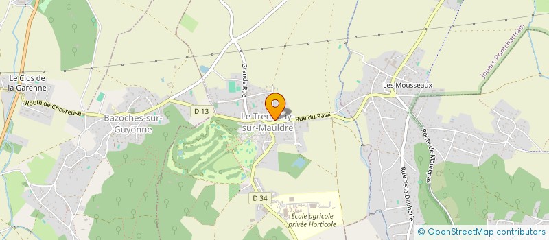 localisation de l'entreprise SCI MARTEL INVEST  BAZOCHES-SUR-GUYONNE