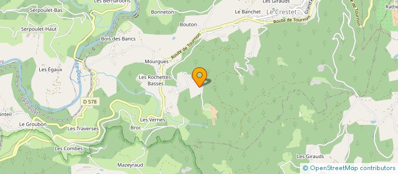 localisation de l'entreprise SCI MARTEL-LAURENT LE PERRET  LAMASTRE