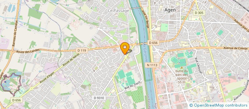 localisation de l'entreprise SCI MARTELLI  LE PASSAGE