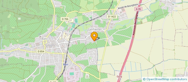 localisation de l'entreprise SCI MARTELTAL  GERTWILLER