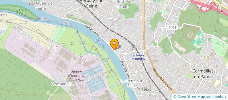 localisation de l'entreprise SCI MARTENEO  LA FRETTE-SUR-SEINE