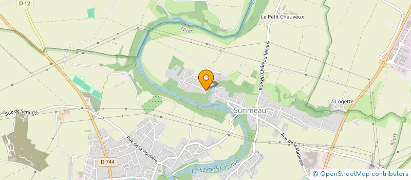 localisation de l'entreprise SCI MARTHE 14  NIORT