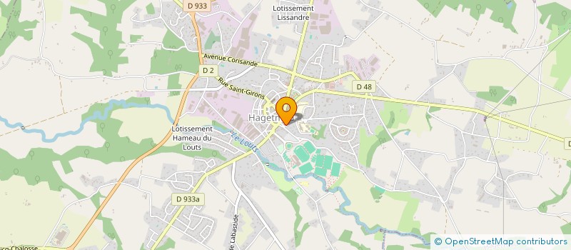 localisation de l'entreprise SCI MARTHE  HAGETMAU