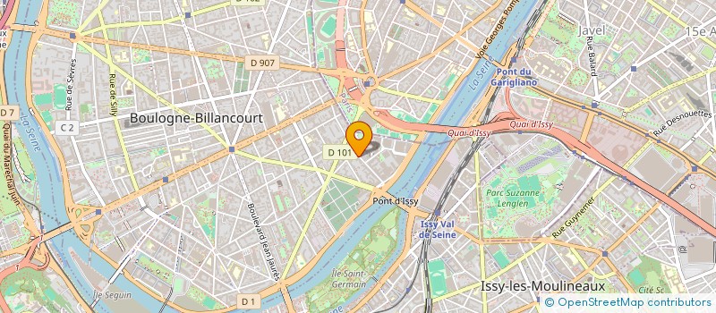 localisation de l'entreprise SCI MARTHE GANIERE à BOULOGNE-BILLANCOURT