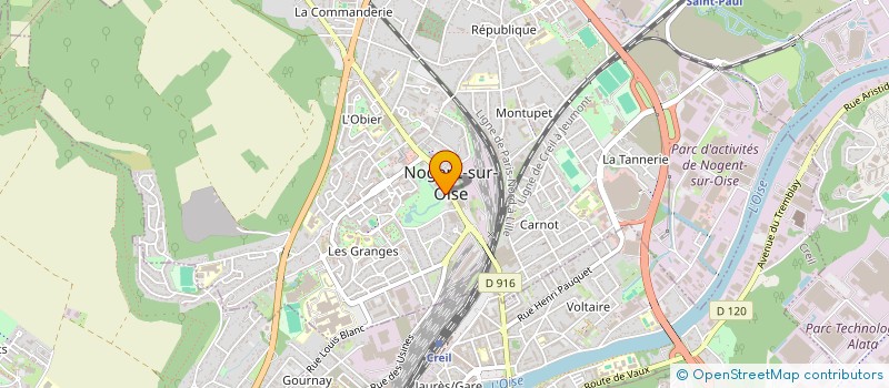 localisation de l'entreprise SCI MARTHENJAC  NOGENT-SUR-OISE