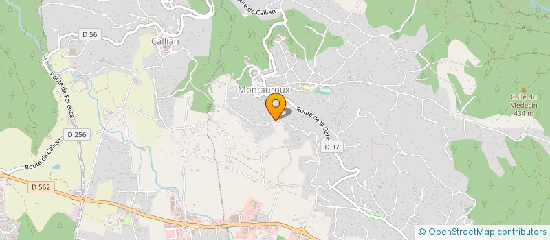 localisation de l'entreprise SCI MARTHI  MONTAUROUX