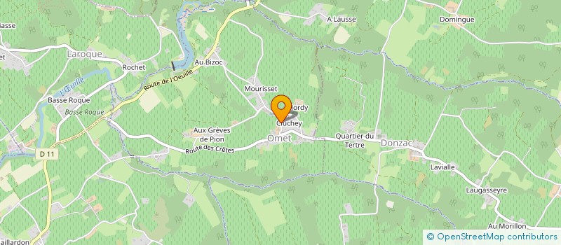 localisation de l'entreprise SCI MARTHIAL DUPUY  OMET