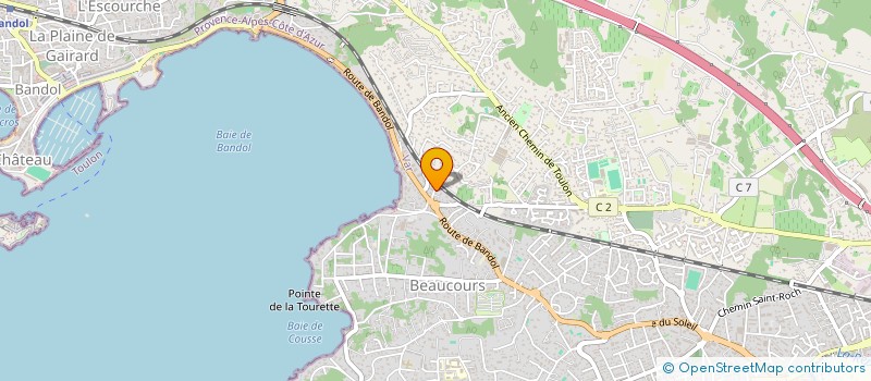 localisation de l'entreprise SCI MARTHIE à SANARY-SUR-MER