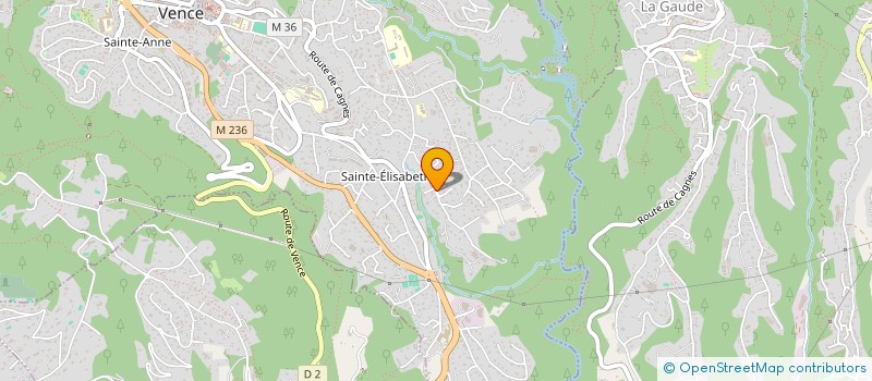 localisation de l'entreprise SCI MARTHILAU  VENCE