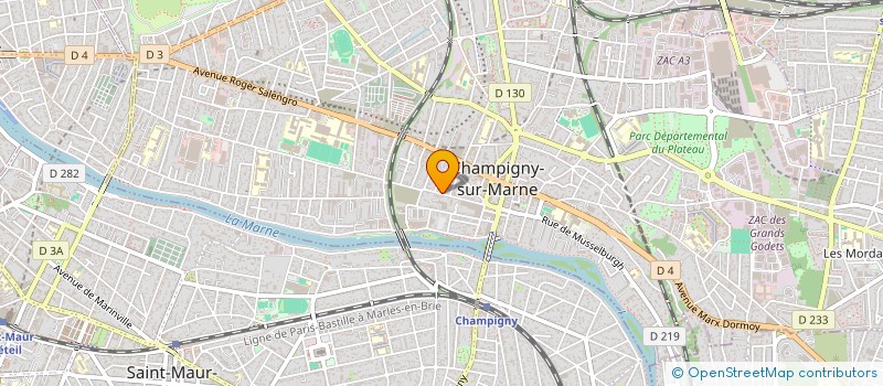 localisation de l'entreprise SCI MARTHO  CHAMPIGNY-SUR-MARNE