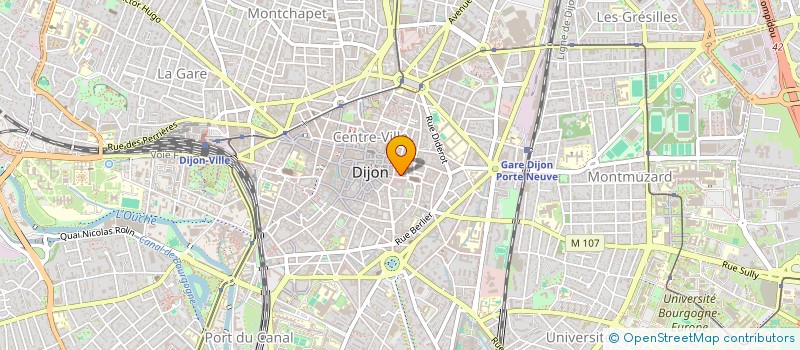 localisation de l'entreprise SCI MARTHON à DIJON