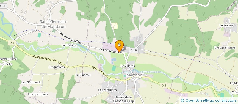 localisation de l'entreprise SCI MARTHON  MARTHON