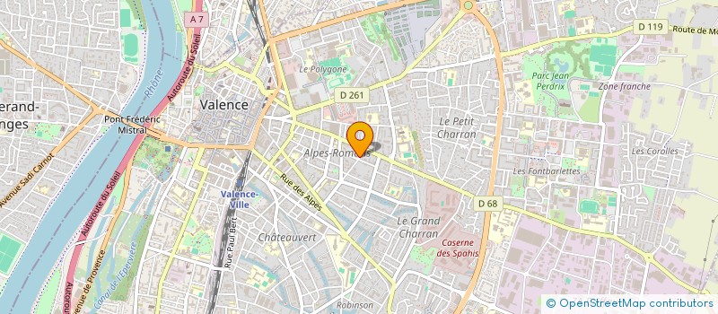 localisation de l'entreprise SCI MARTHOQUE à VALENCE