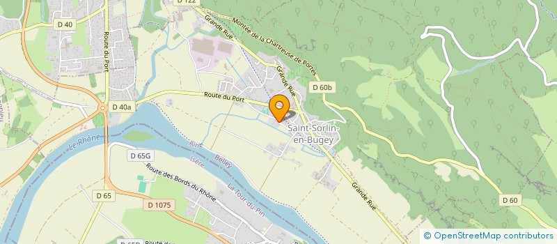 localisation de l'entreprise SCI MARTHOUD  SAINT-SORLIN-EN-BUGEY