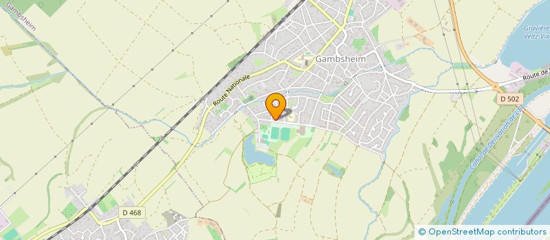 localisation de l'entreprise SCI MARTHY  GAMBSHEIM