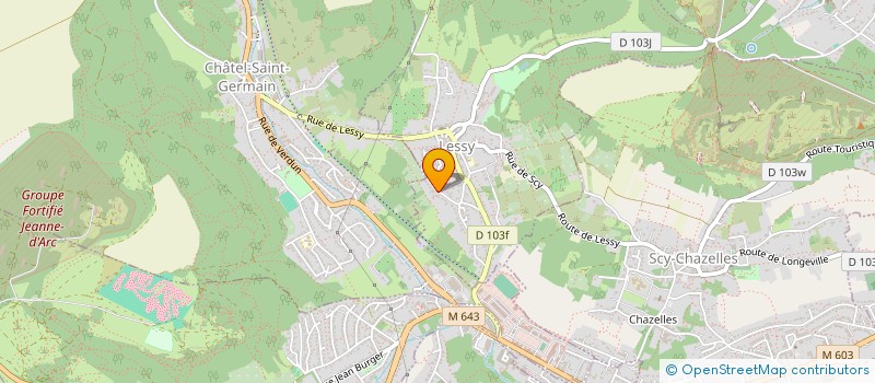 localisation de l'entreprise SCI MARTHY NID  LESSY