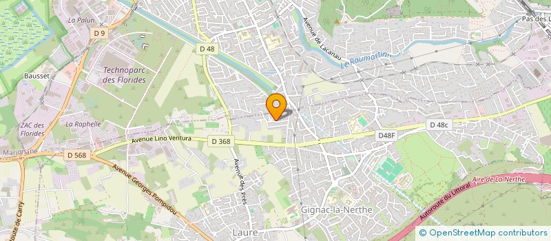 localisation de l'entreprise SCI MARTI à GIGNAC-LA-NERTHE