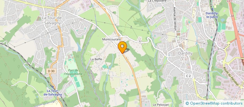 localisation de l'entreprise SCI MARTI  DARDILLY