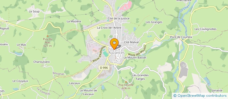 localisation de l'entreprise SCI MARTI  AUZANCES
