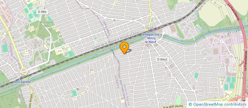 localisation de l'entreprise SCI MARTI  VILLEPARISIS