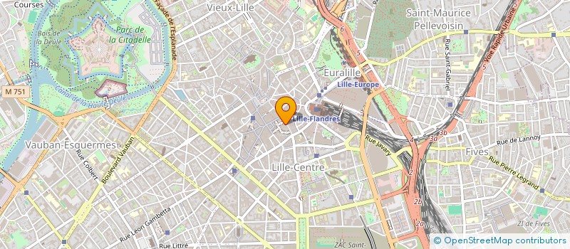 localisation de l'entreprise SCI MARTI AUBER à LILLE