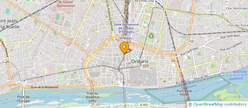 localisation de l'entreprise SCI MARTIAL  ORLEANS