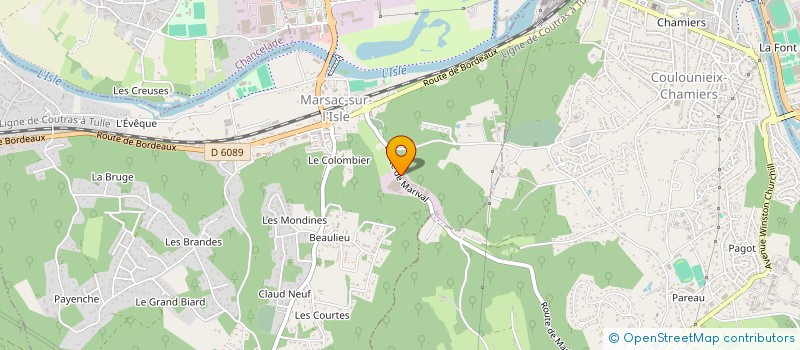 localisation de l'entreprise SCI MARTIAL  MARSAC-SUR-L'ISLE