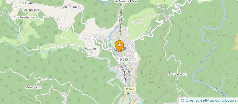 localisation de l'entreprise SCI MARTIALLE  VALS-LES-BAINS