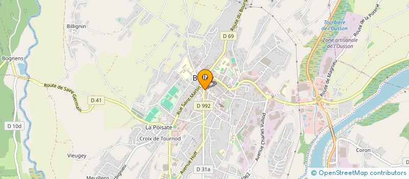 localisation de l'entreprise SCI MARTIAN  BELLEY