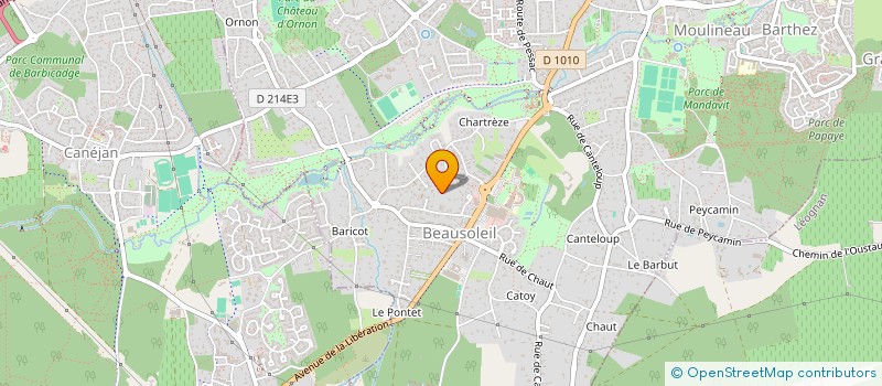 localisation de l'entreprise SCI MARTIDENT  GRADIGNAN