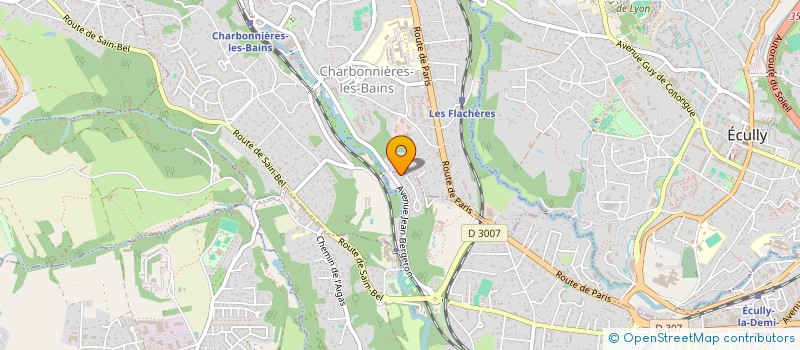 localisation de l'entreprise SCI MARTIEN  CHARBONNIERES-LES-BAINS