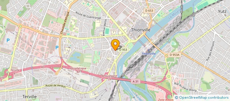 localisation de l'entreprise SCI MARTIEN à THIONVILLE