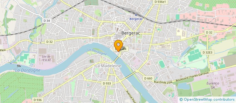 localisation de l'entreprise SCI MARTIGNE à BERGERAC