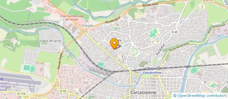 localisation de l'entreprise SCI MARTIMAR à CARCASSONNE