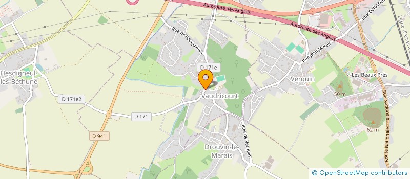 localisation de l'entreprise SCI MARTIN  VAUDRICOURT
