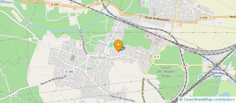 localisation de l'entreprise SCI MARTIN  MANDUEL