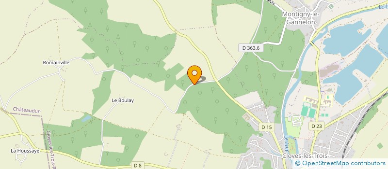 localisation de l'entreprise SCI MARTIN à CLOYES-LES-TROIS-RIVIERES