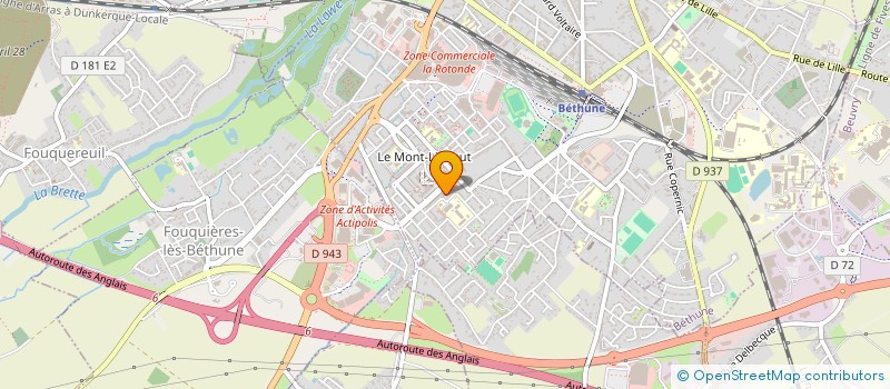 localisation de l'entreprise SCI MARTIN  BETHUNE