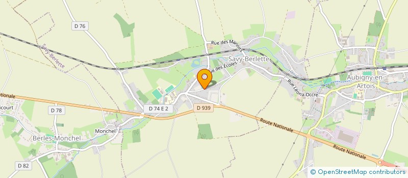 localisation de l'entreprise SCI MARTIN  FREVIN-CAPELLE