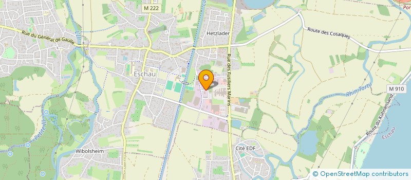 localisation de l'entreprise SCI MARTIN  ESCHAU