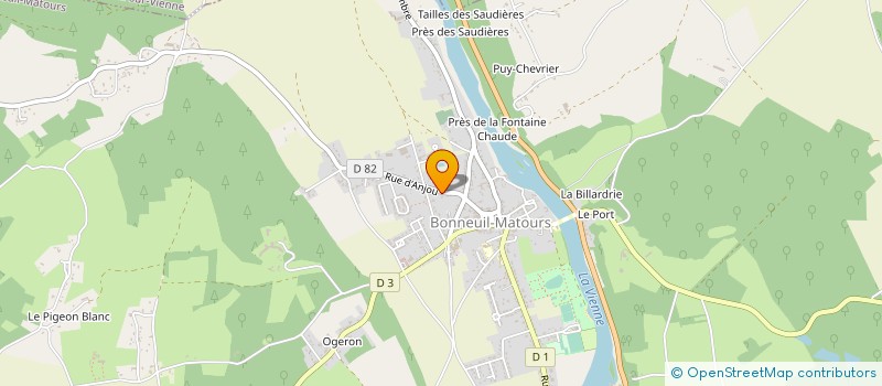 localisation de l'entreprise SCI MARTIN  BONNEUIL-MATOURS