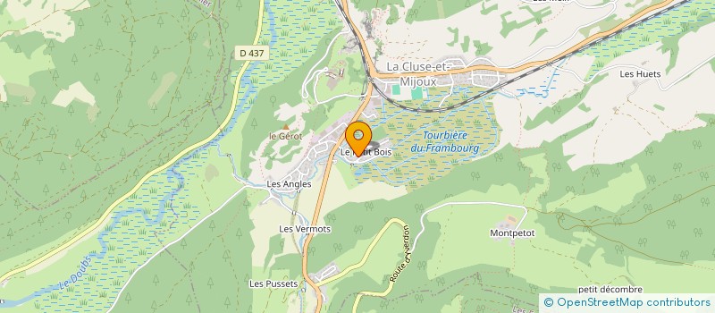 localisation de l'entreprise SCI MARTIN  LA CLUSE-ET-MIJOUX